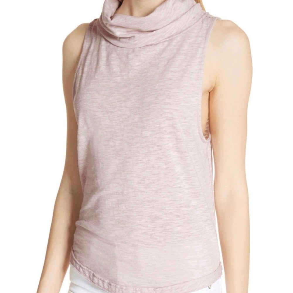 FREE PEOPLE WE THE FREE sleeveless cowl neck tank top shirt large